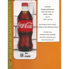 Large Coke Size Chameleon Soda Flavor Strip Coke 20oz BOTTLE